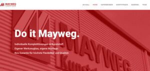 mayweg : konzept : logo : webauftritt : projektsteuerung